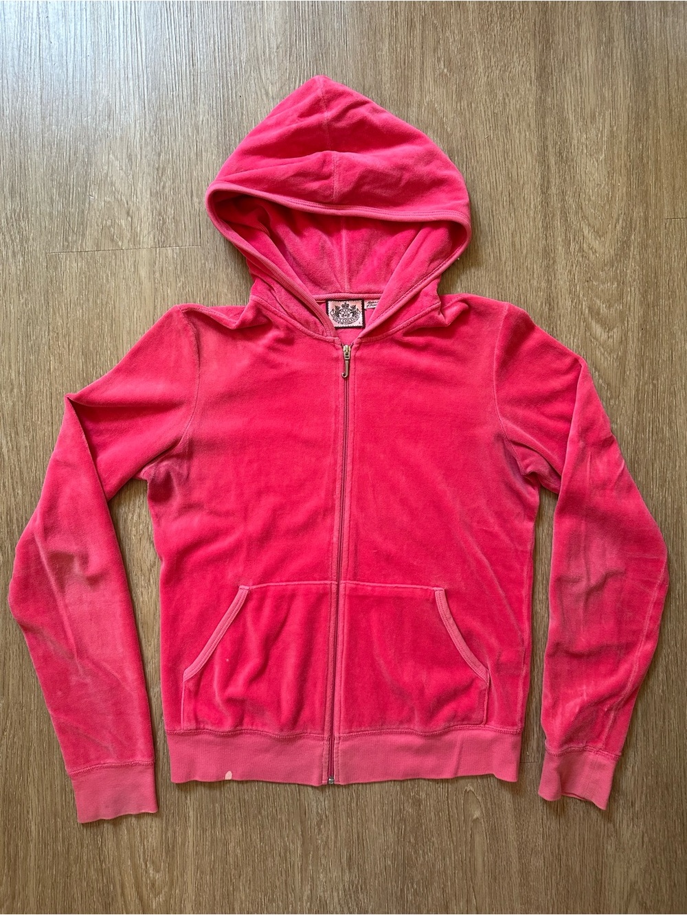 Signature Velour Zip Up Hoodie